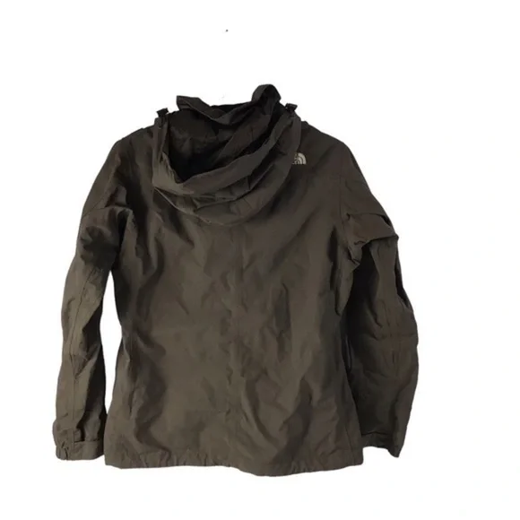 The North Face Hyvent waterproof ski hooded jacket size Medium women’s , Brown
